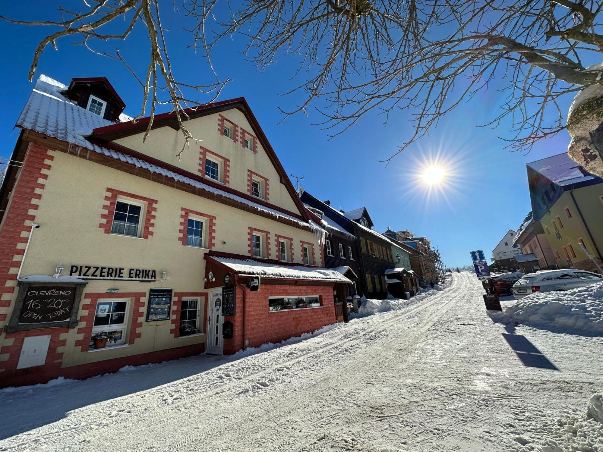 Hotel Penzion Erika à Boží Dar Extérieur photo